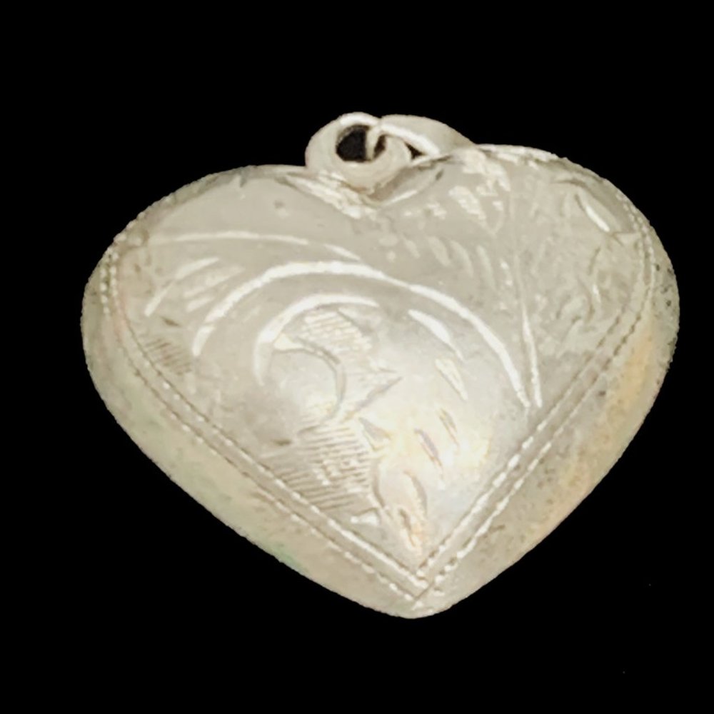 Rare Find Sterling Silver 925 Heart Pendant (no chain)